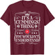 Cummings Name Its A Cummings Thing You Wouldn't Understand T-Shirt - T-Shirt | Maroon