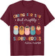 Nicu Nurse Neonatal Caring For Tiny But Mighty Superhero T-Shirt - T-Shirt | Maroon