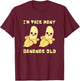 I'm This Many Bananas Old - Banana 2nd Birthday 2 Years Old T-Shirt - T-Shirt | Maroon
