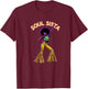 Artsy Funk Shirt Vintage 70s Costume Afro Soul Music T-Shirt - T-Shirt | Maroon