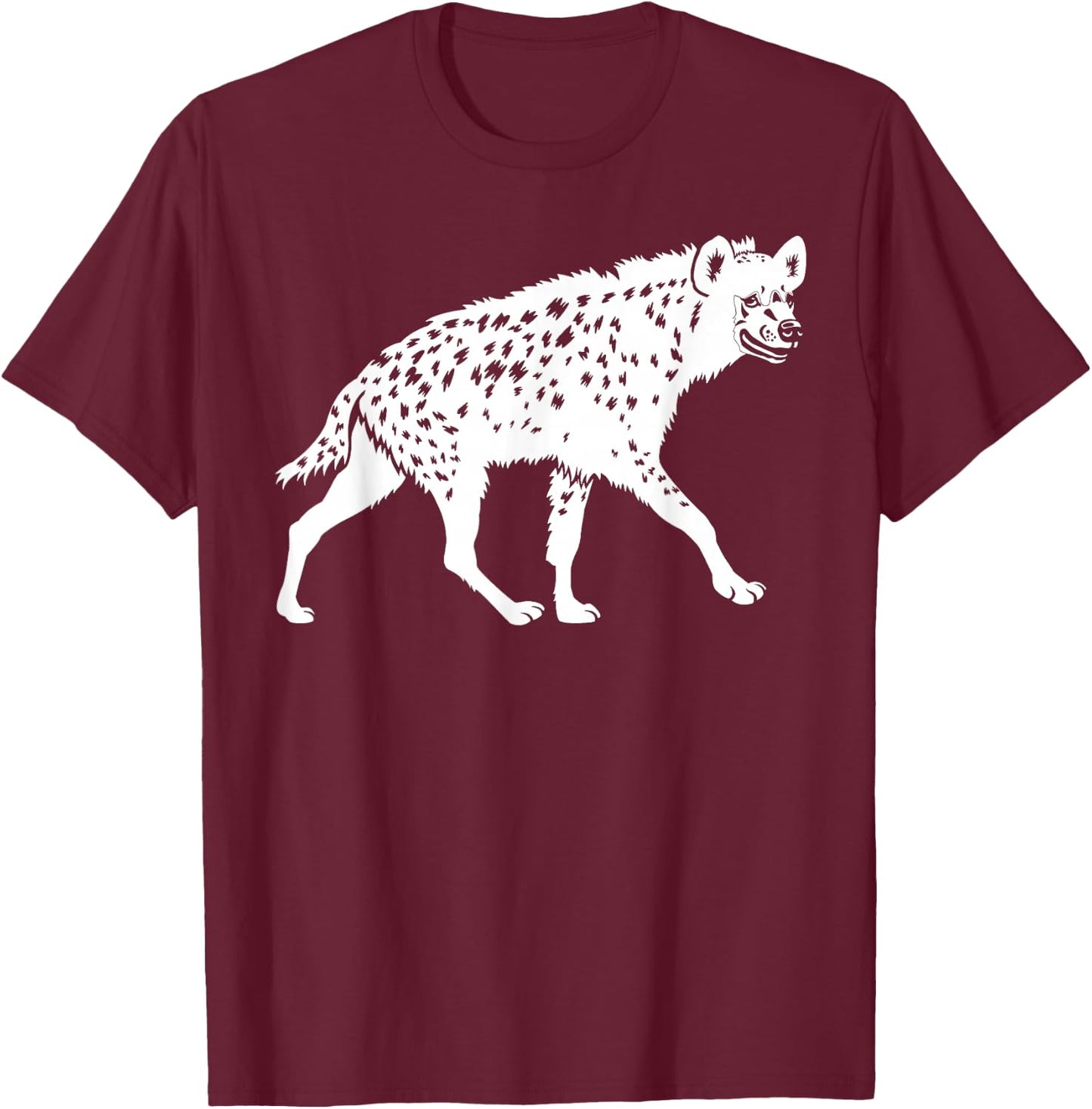 Hyena Shirt - Hyena T shirt T-Shirt - T-Shirt | Maroon