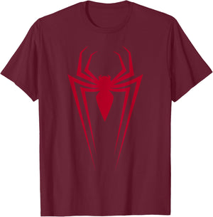 Marvel Spider-Man Red Spider Vintage Comic Icon T-Shirt - T-Shirt | Maroon
