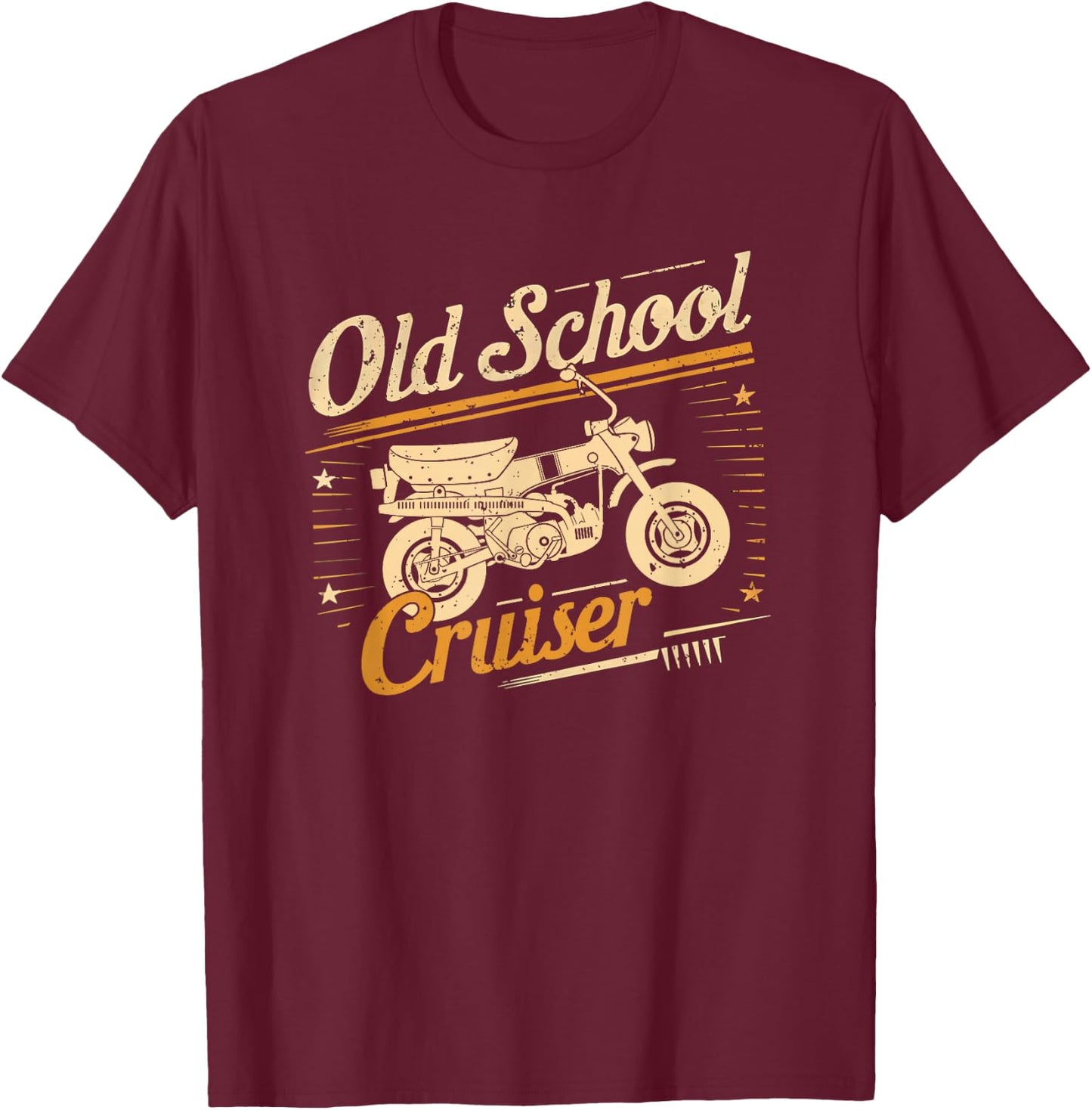 Dax Trail70 CT70 Moped Motorbike Retro T-Shirt - T-Shirt | Maroon