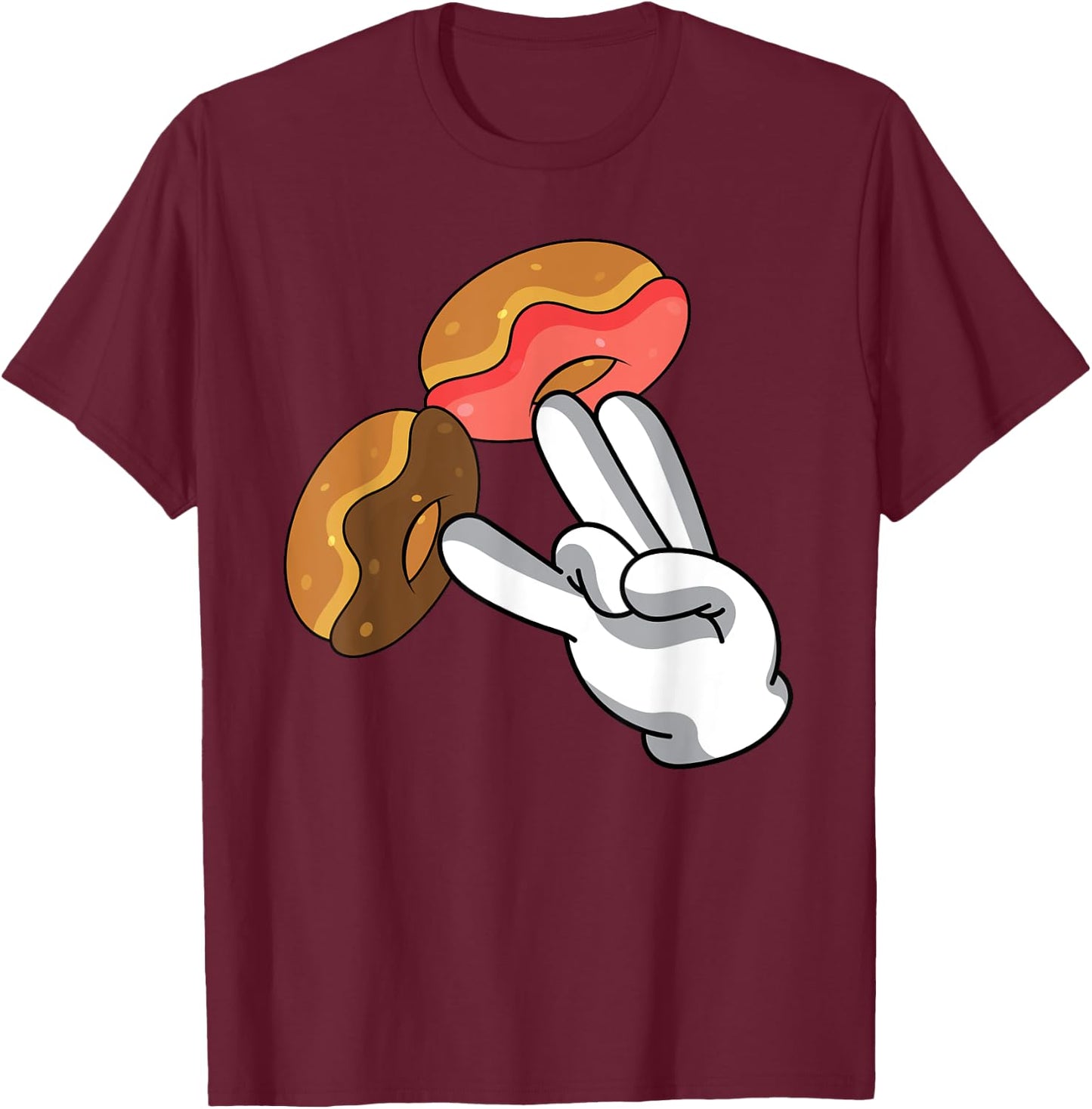 2 in The Pink 1 in The Stink Funny Dirty Humor Adult T-Shirt - T-Shirt | Maroon