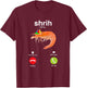 shrih Misspelled Shrimp is Calling Meme Funny Brain Rot T-Shirt - T-Shirt | Maroon
