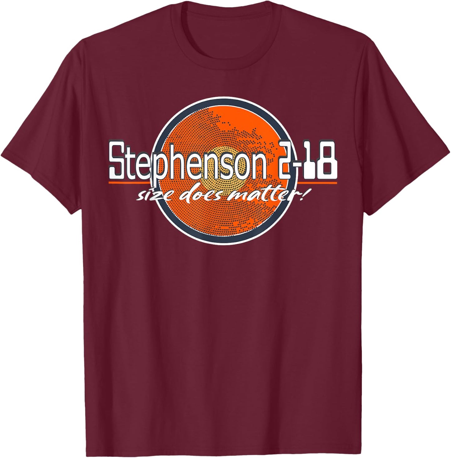 Stephenson 2-18 Star Giant in Space T-Shirt - T-Shirt | Maroon