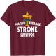 Nacho Average Stroke Survivor - Cinco De Mayo Stroke Warrior T-Shirt - T-Shirt | Maroon