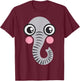 Elephant Shirt Adult Kids Men Women Elephant Face Costume T-Shirt - T-Shirt | Maroon