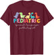 Cute Dinosaur Pediatric Speech Language Pathologist SLP T-Shirt - T-Shirt | Maroon
