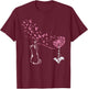 Cat Paw For Cure Support Breast Cancer Awareness Dandelion T-Shirt - T-Shirt | Maroon