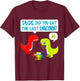 Funny Did You Eat The Last Unicorn Dinosaur T-Rex T-Shirt - T-Shirt | Maroon