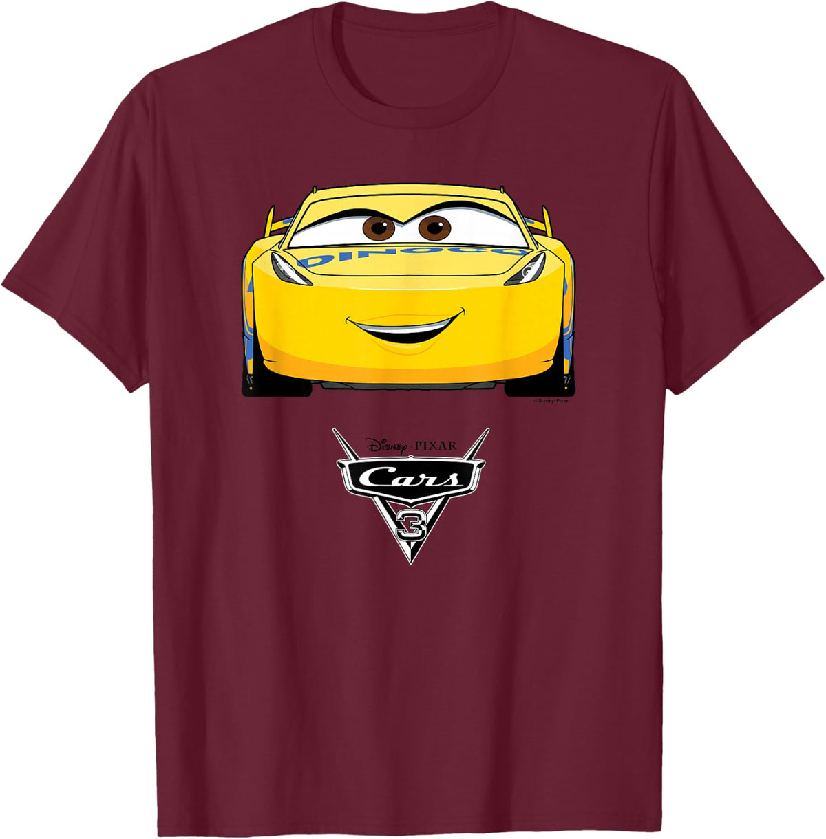 Cars - Cruz Ramirez T-Shirt - T-Shirt | Maroon