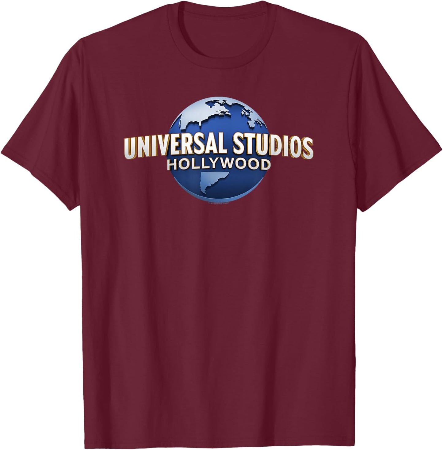 Universal Parks Universal Studios Hollywood T-Shirt - T-Shirt | Maroon