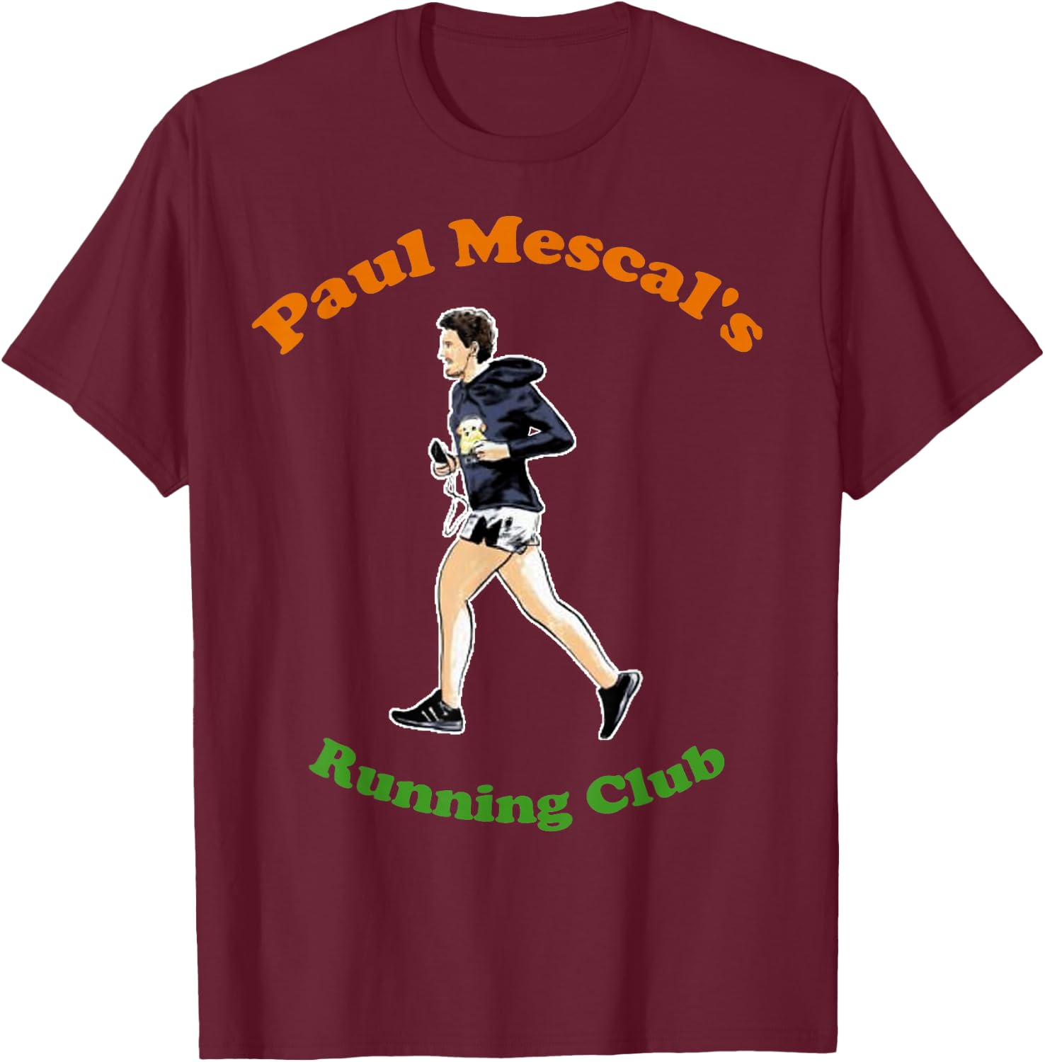 Paul Mescal's Running Club T-Shirt - T-Shirt | Maroon