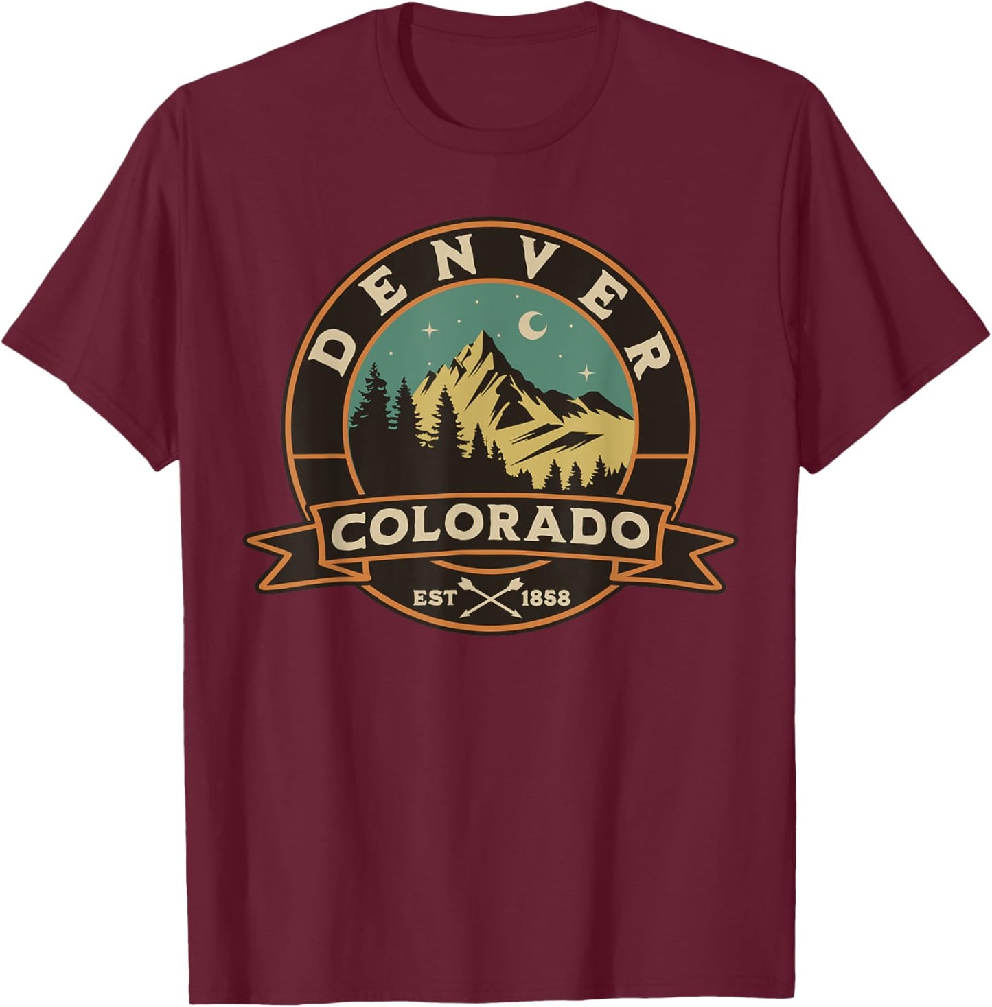 Denver T-Shirt - T-Shirt | Maroon