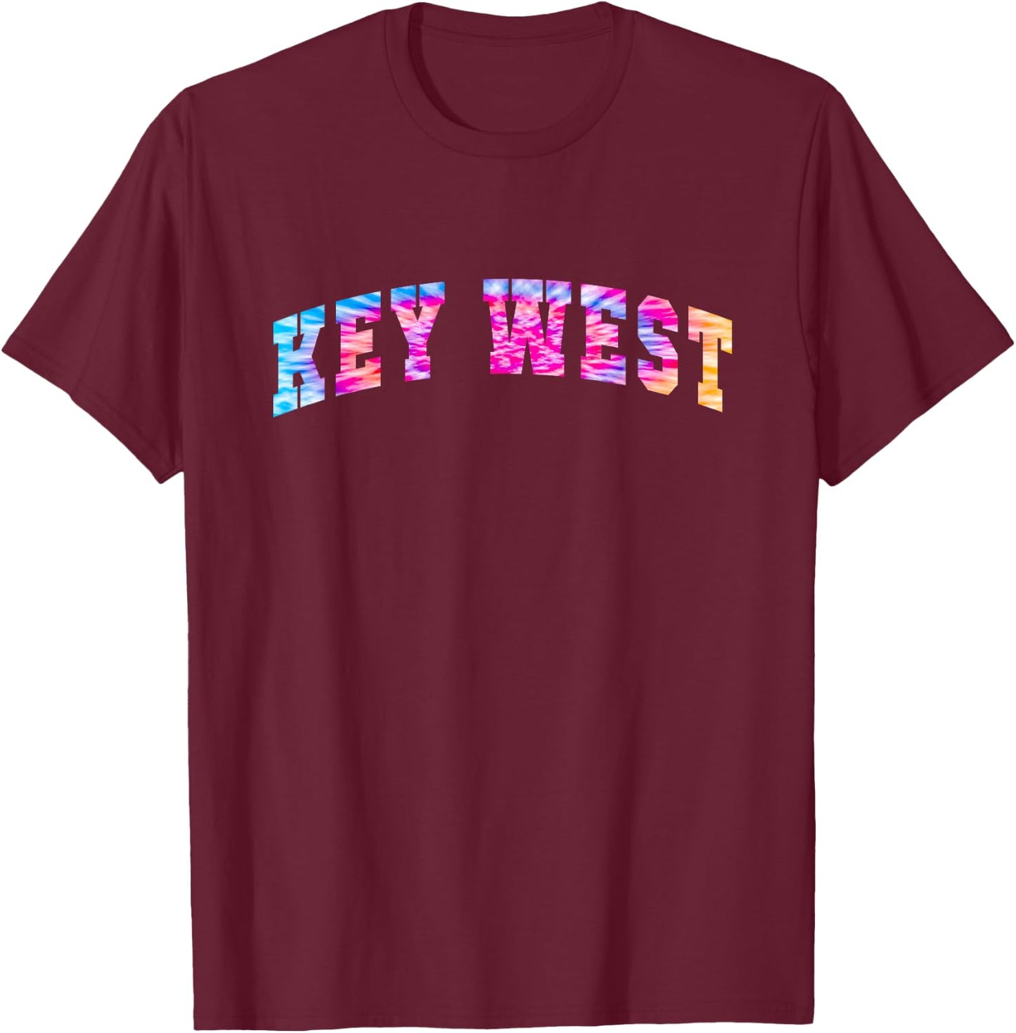 KEY WEST Kids Spring Break Trip Surf Collegiate Summer T-Shirt - T-Shirt | Maroon