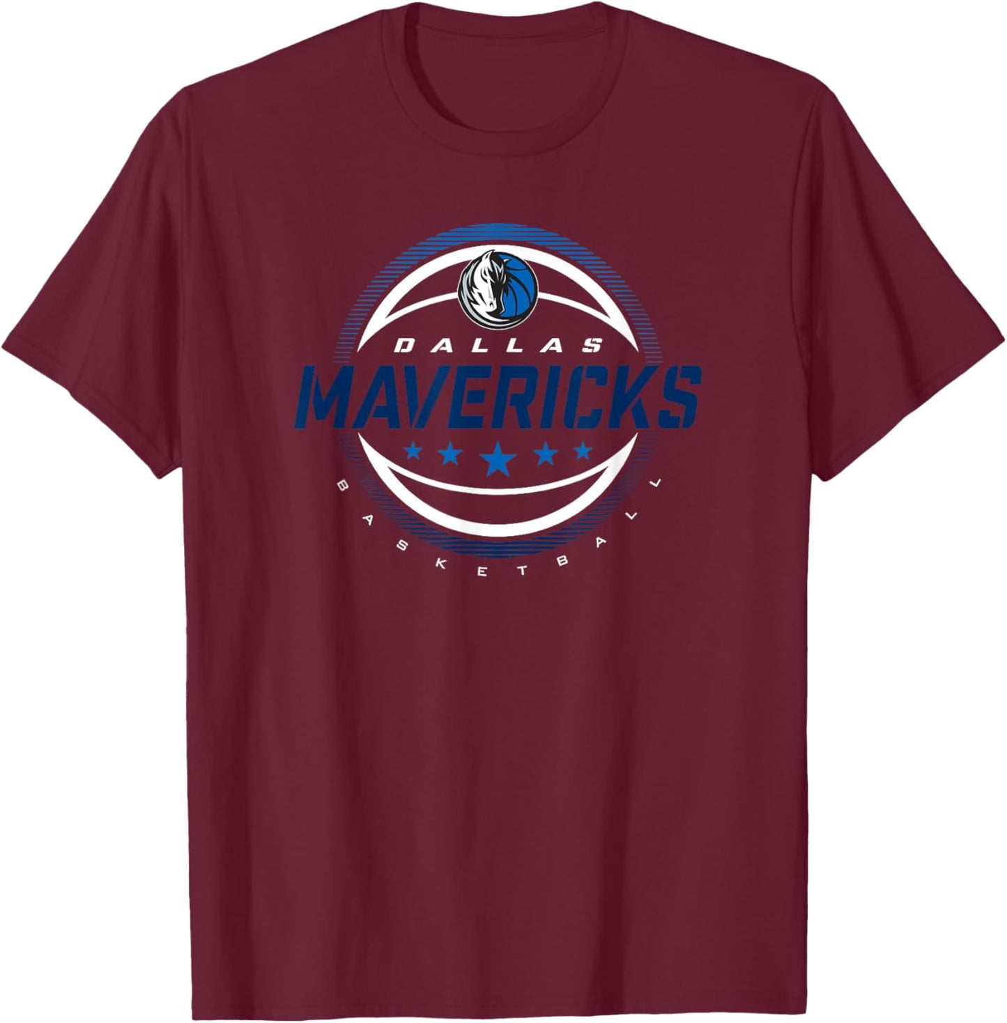 NBA Dallas Mavericks The Rock T-Shirt - T-Shirt | Maroon