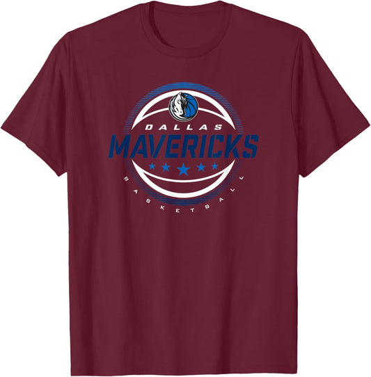 NBA Dallas Mavericks The Rock T-Shirt - T-Shirt | Maroon