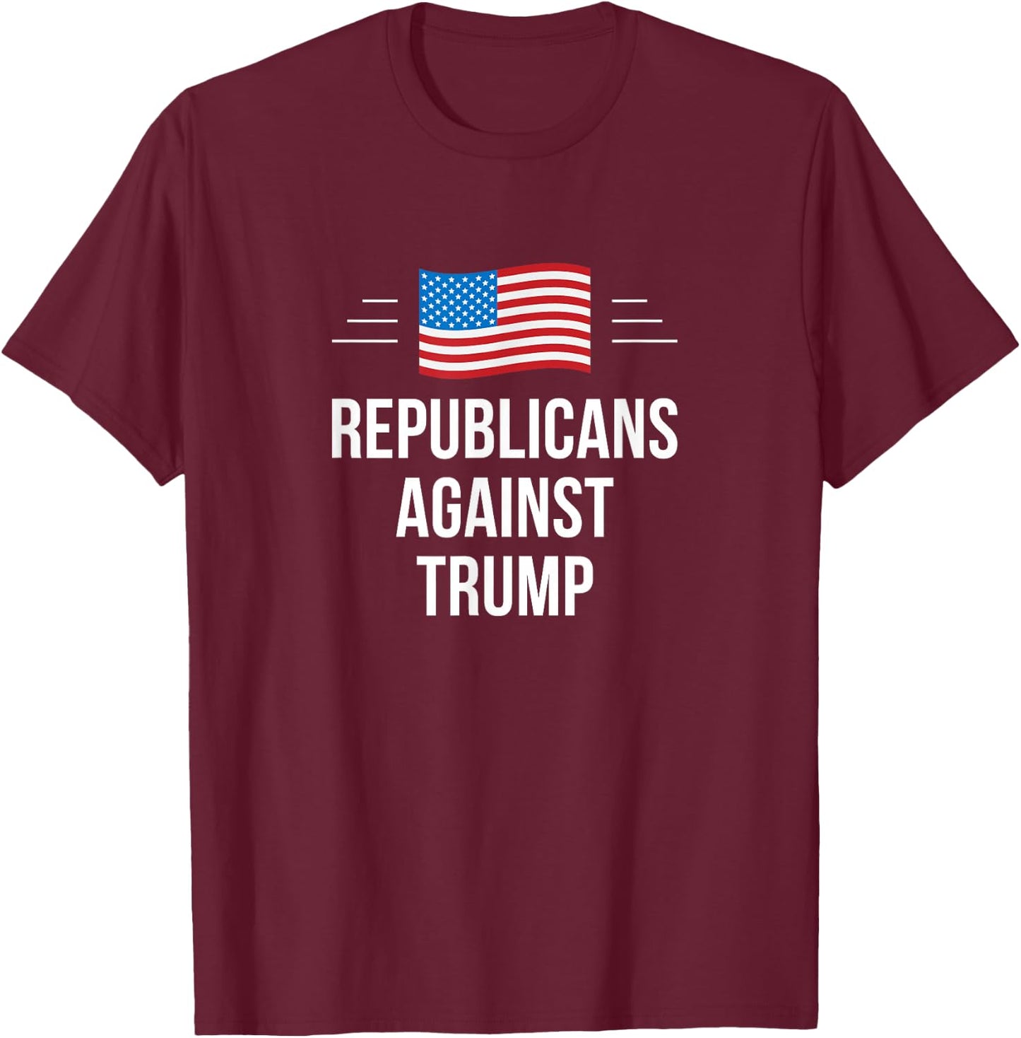 Republicans Against Trump T-Shirt - T-Shirt | Maroon