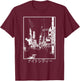 Japan Streets 90s Lofi Tokyo Japanese Streetwear Aesthetic T-Shirt - T-Shirt | Maroon
