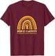 Childhood Cancer Awareness Mom Of A Warrior Gold Ribbon T-Shirt - T-Shirt | Maroon
