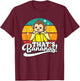 Cute Kawaii Monkey, Funny That’s Bananas T-Shirt - T-Shirt | Maroon