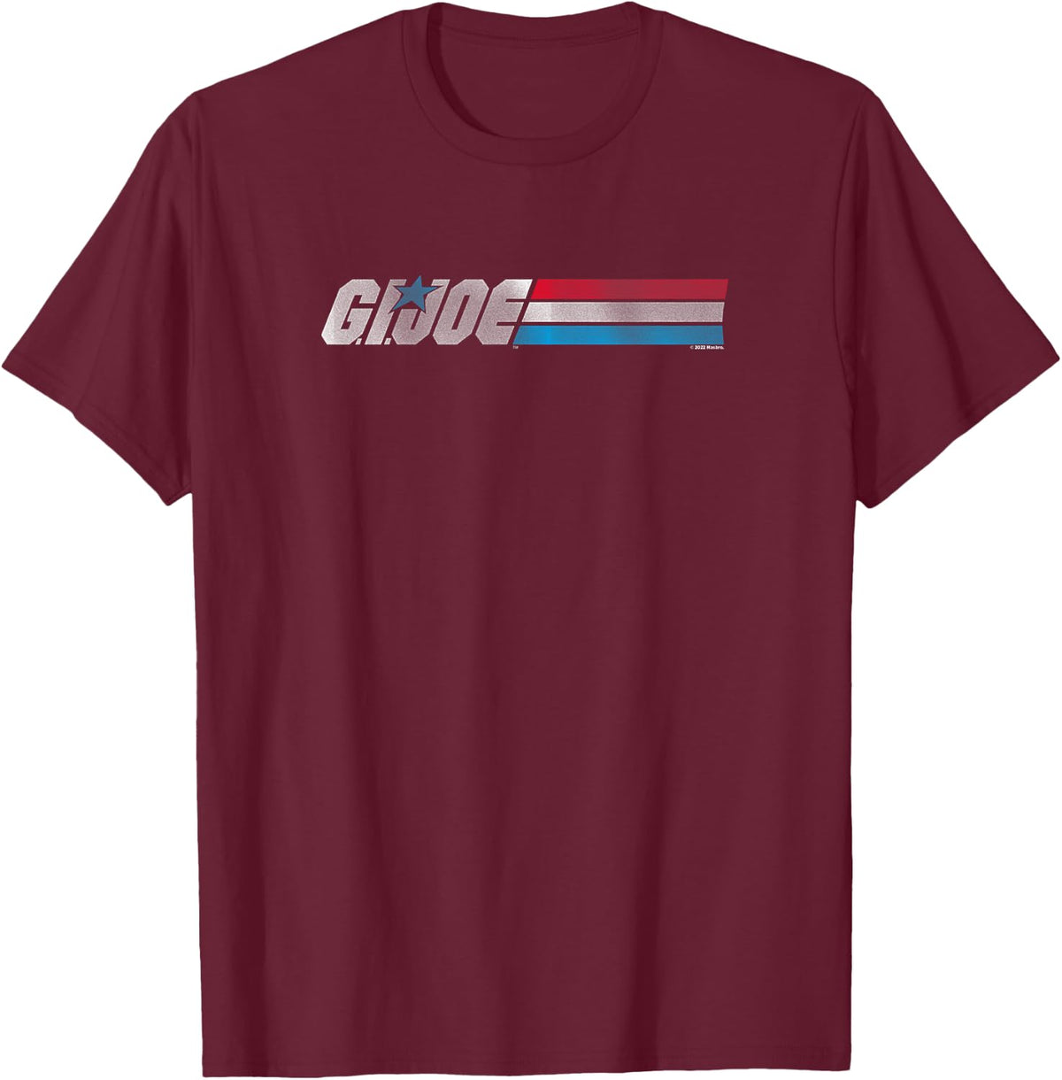 G.I. Joe A Real American Hero Classic Vintage Logo T-Shirt - T-Shirt | Maroon