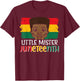 Little Mister Juneteenth African Boy Toddler Boys Kids Youth T-Shirt - T-Shirt | Maroon