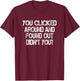 Funny Tech Support Web Computer Nerd IT Cyber Security T-Shirt - T-Shirt | Maroon