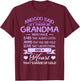 God Said Let There Be Grandma A Heart That's Made Of Gold T-Shirt - T-Shirt | Maroon