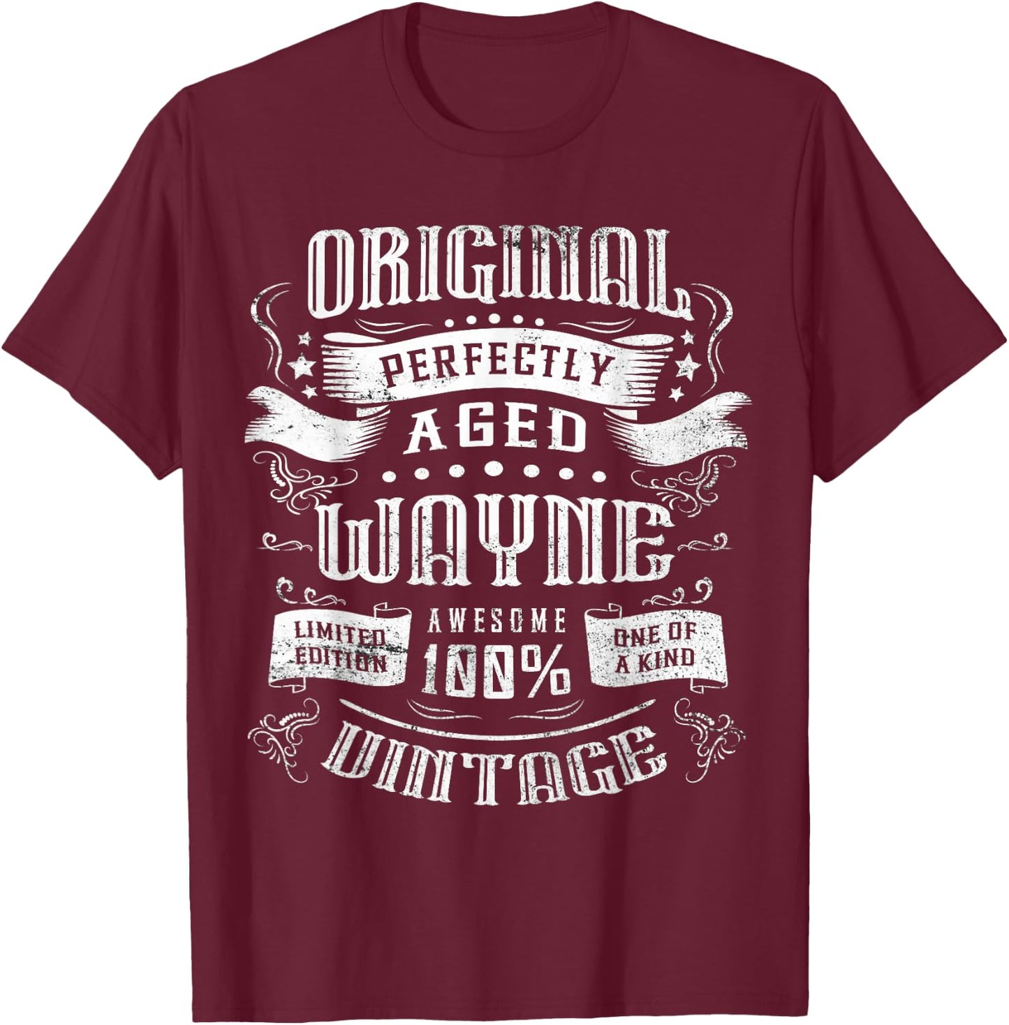 Wayne Original T-Shirt - T-Shirt | Maroon