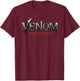 Marvel Venom: The Last Dance Official Movie Logo T-Shirt - T-Shirt | Maroon