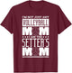 Volleyball Mom Design for Volleyball Setter Mom Mommy T-Shirt - T-Shirt | Maroon