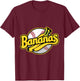 Funny Bananas Baseball Vintage Graphic T-Shirt - T-Shirt | Maroon