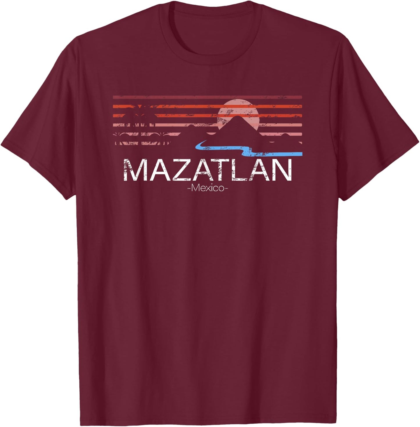Mazatlan Mexico T-Shirt - T-Shirt | Maroon