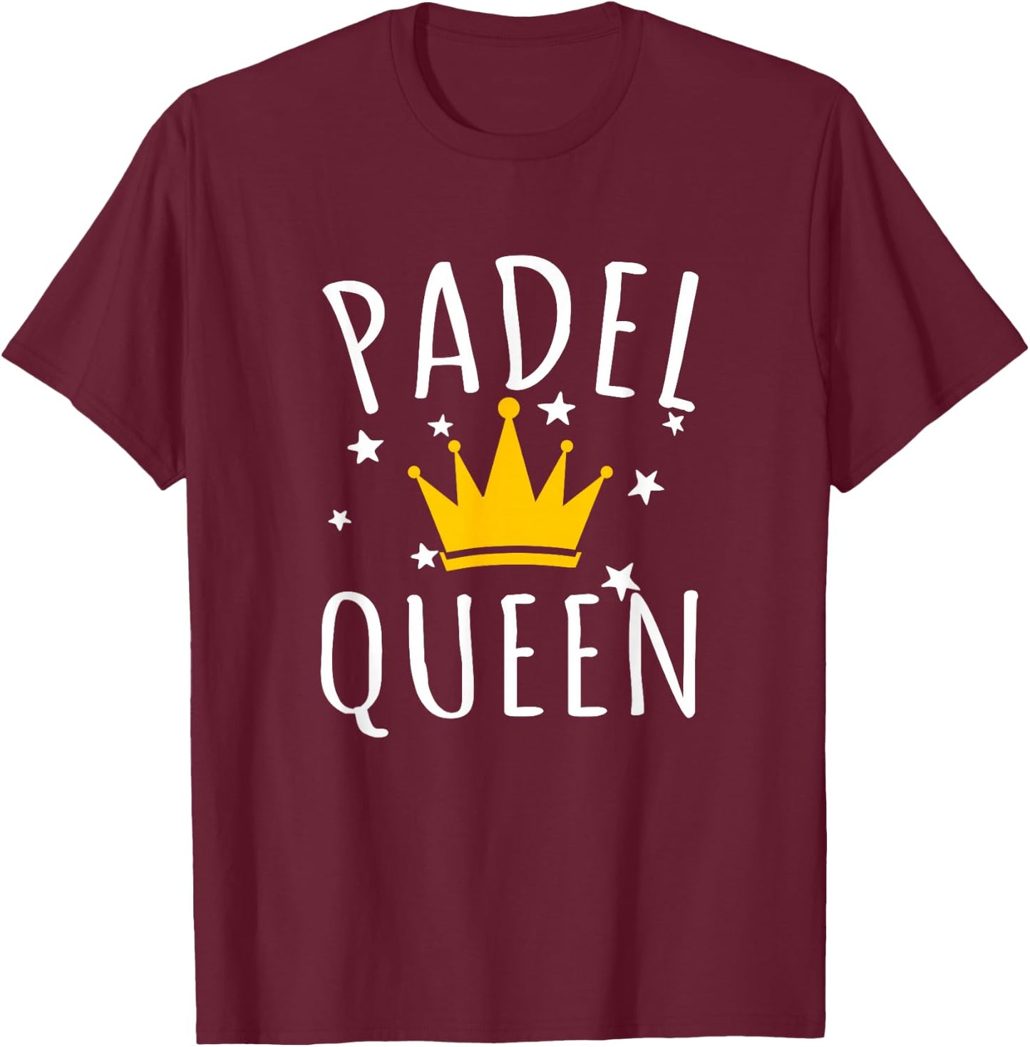 Women's Padel Queen Practice Gift Padel T-Shirt - T-Shirt | Maroon