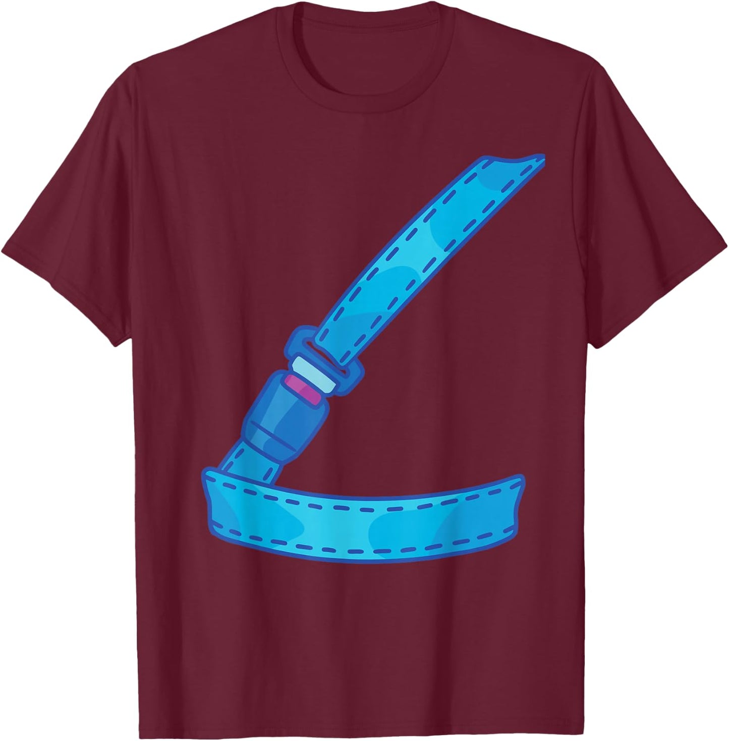 Car Driver Seat Belt Car Seat Belt Safety T-Shirt - T-Shirt | Maroon