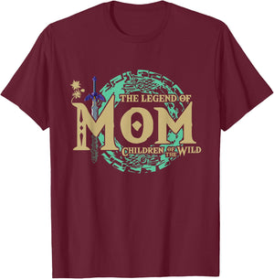 The Legend Of Mom Mother Vibes Mothers Day T-Shirt - T-Shirt | Maroon