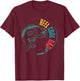 Reel Cool Dad Fishing, for Fishermen, Father's Day, Birthday T-Shirt - T-Shirt | Maroon
