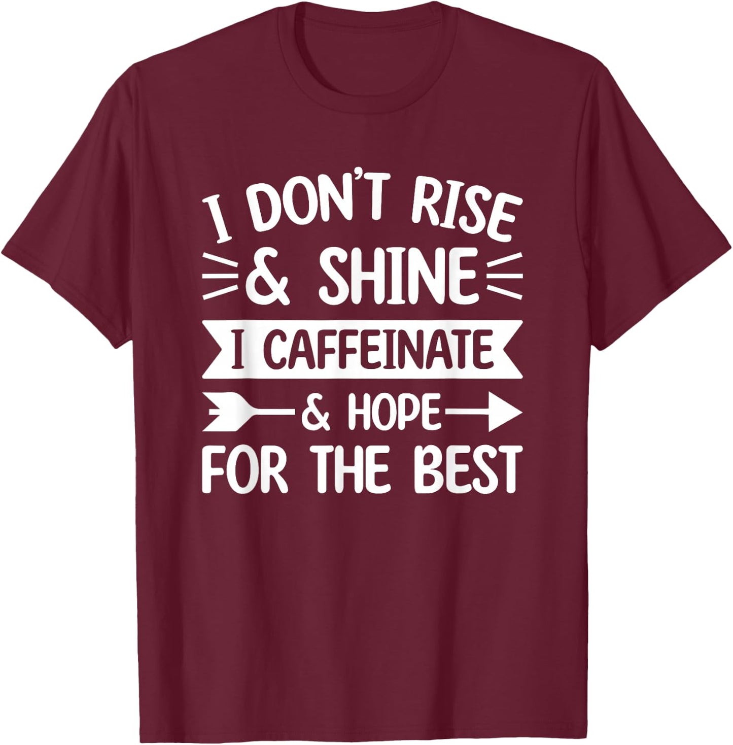 Funny Coffee - Coffee Lover Saying Mom Wine T-Shirt - T-Shirt | Maroon