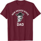 New Mexico State University NMSU Aggies Arched Dad T-Shirt - T-Shirt | Maroon