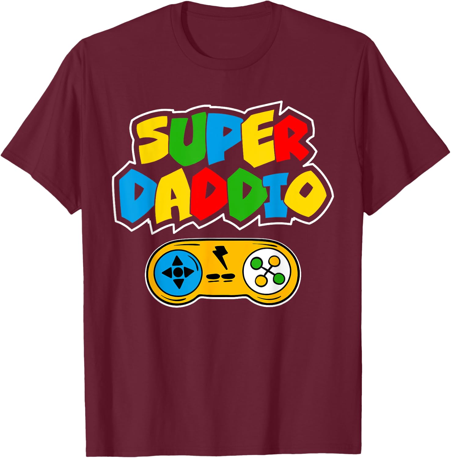 Super Daddio - Father's Day Gift - Father's Day Gift T-Shirt - T-Shirt | Maroon
