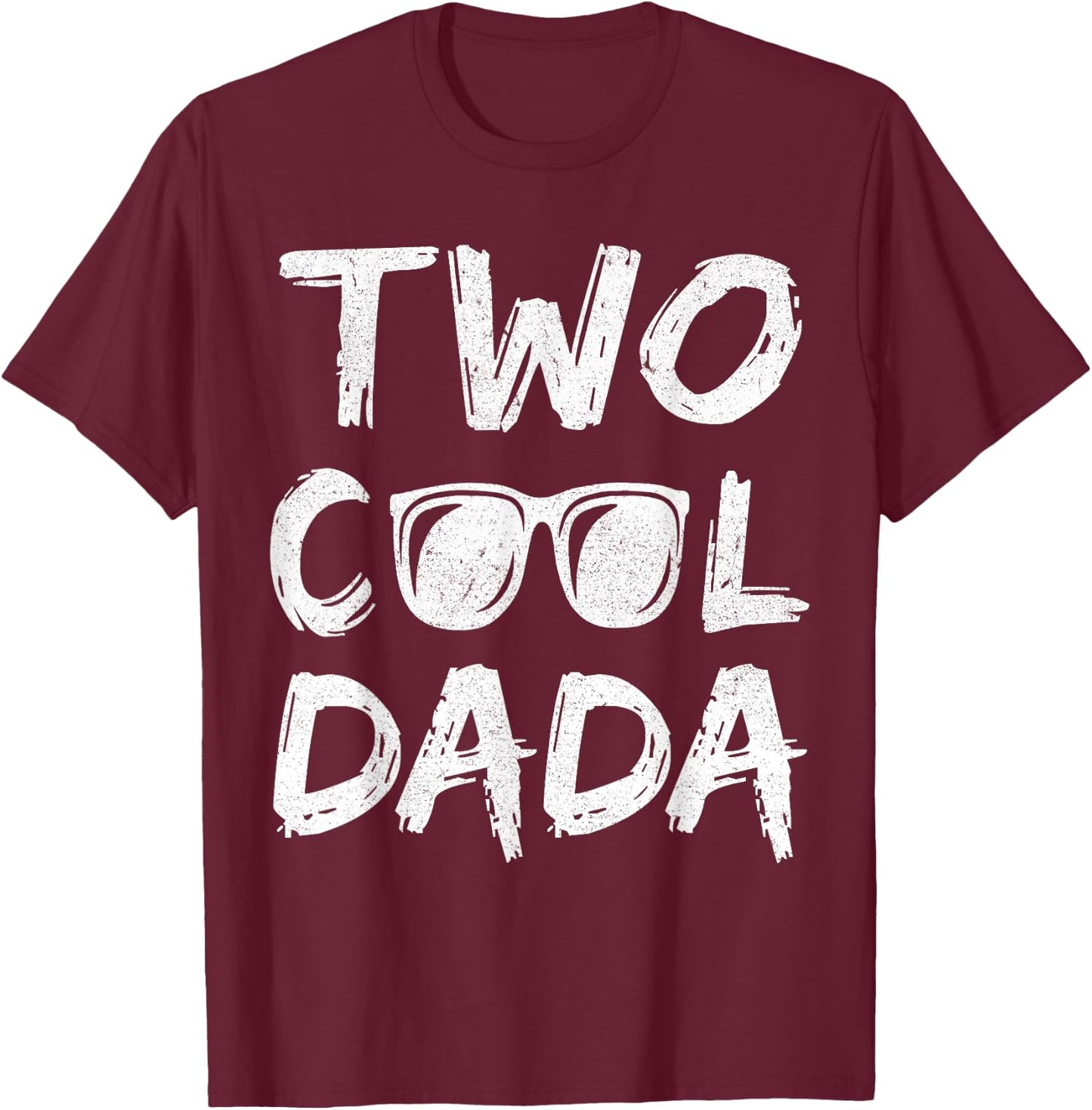 Dada Of The Birthday Boy Two Cool 2nd Bday Family Matching T-Shirt - T-Shirt | Maroon