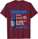 Car Guy Nitrous Is Like A Hot Chick With An STD You Know T-Shirt - T-Shirt | Maroon