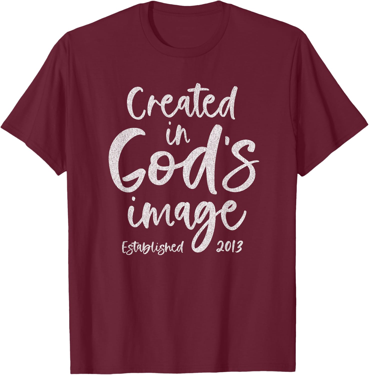 12 Year Old Christian Jesus and God 2013 12th Birthday T-Shirt - T-Shirt | Maroon