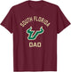 University of South Florida USF Bulls Arched Dad T-Shirt - T-Shirt | Maroon