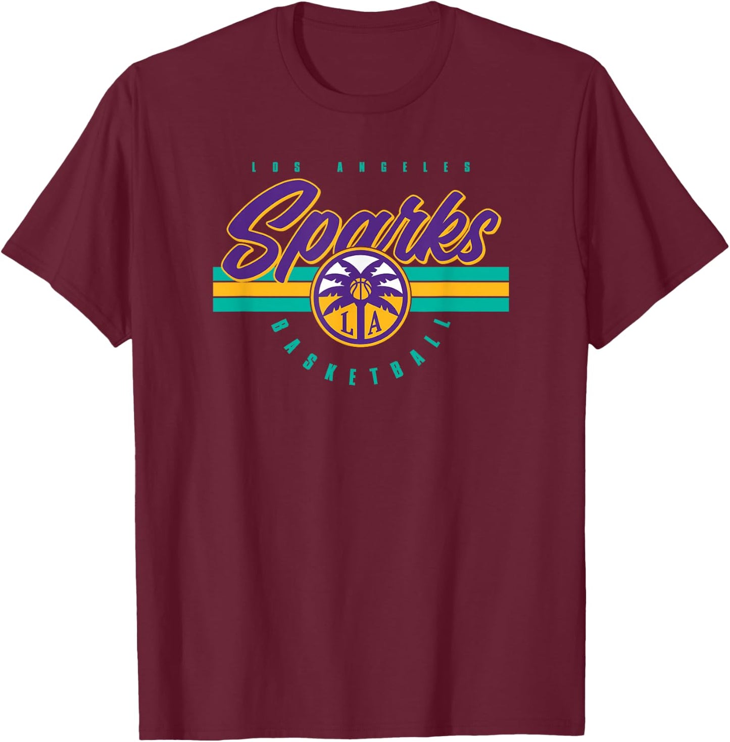 WNBA Los Angeles Sparks Off The Bench T-Shirt - T-Shirt | Maroon