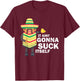 Juan Drinking Tequila Lemon Mexican Funny Cinco de Mayo Gift T-Shirt - T-Shirt | Maroon