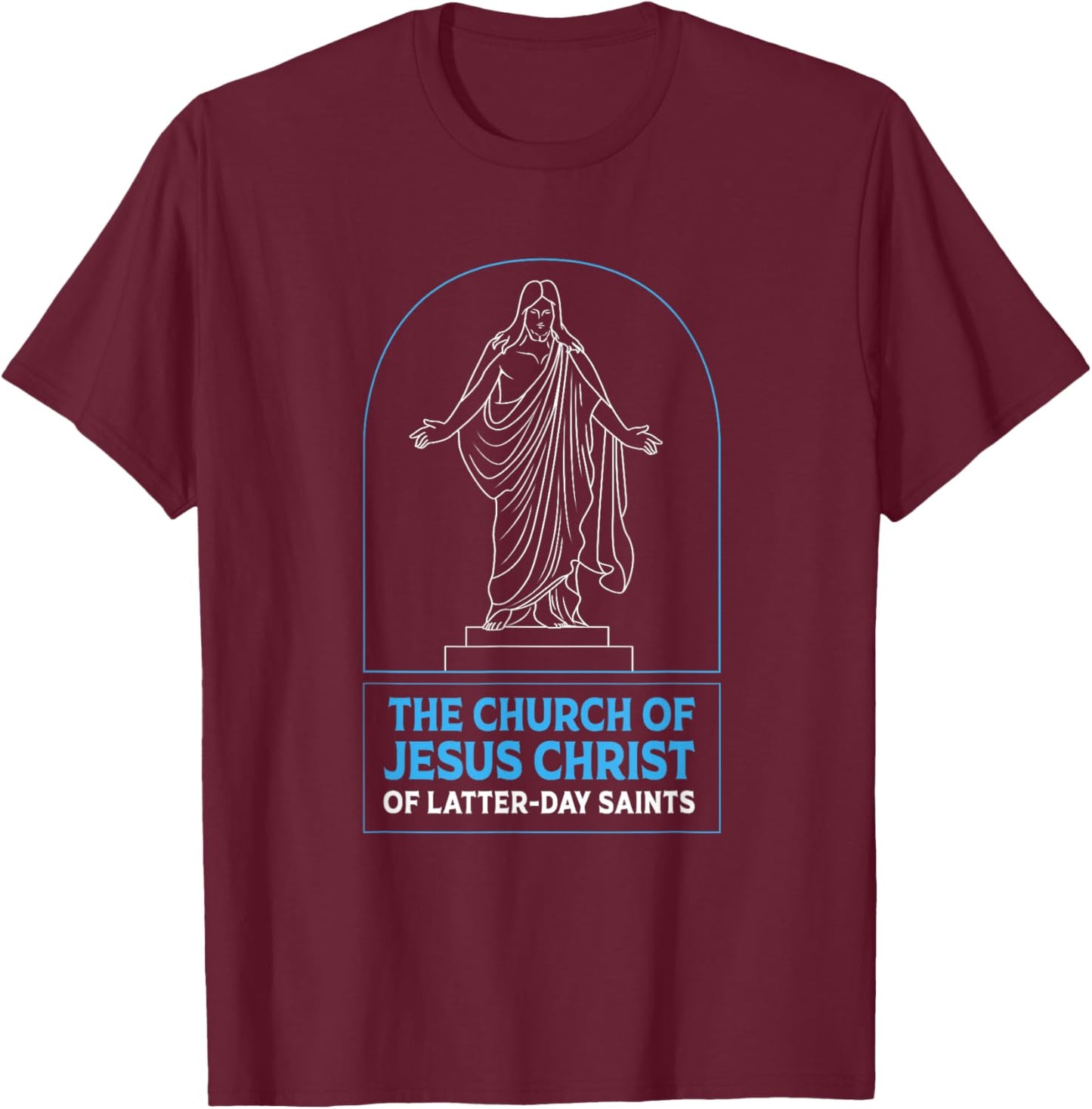 Church of Jesus Christ Of Latterday Saints LDS Missionary T-Shirt - T-Shirt | Maroon