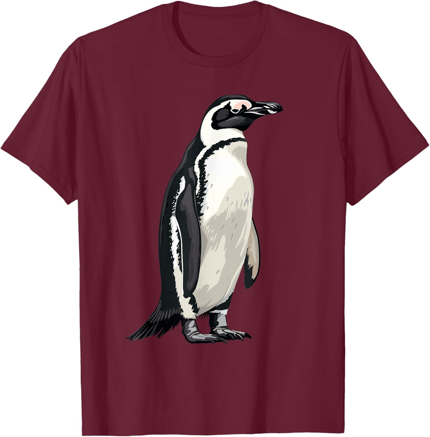 Penguin Women Design Penguin Graphic , Black, Small T-Shirt - T-Shirt | Maroon